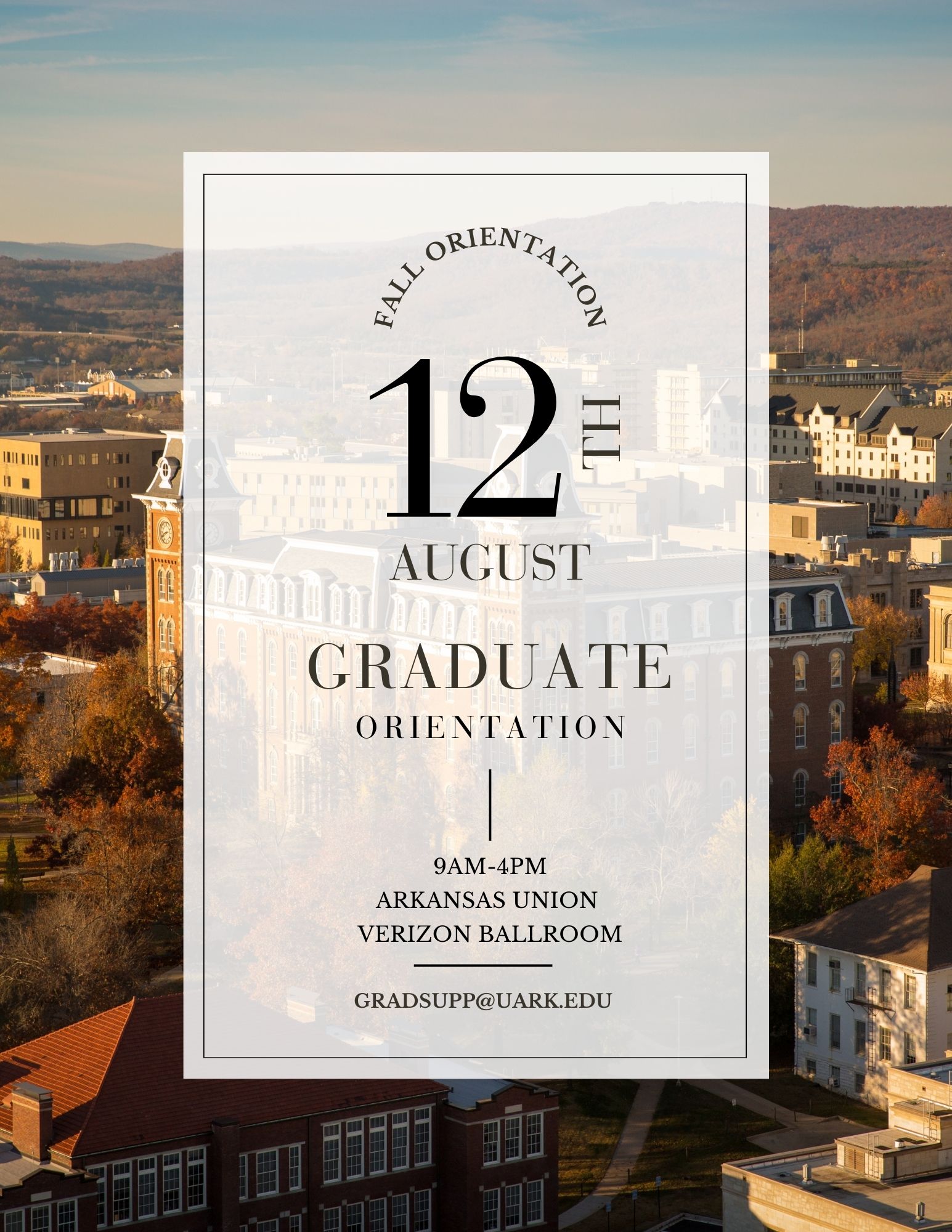 Graduate Orientation 2024
